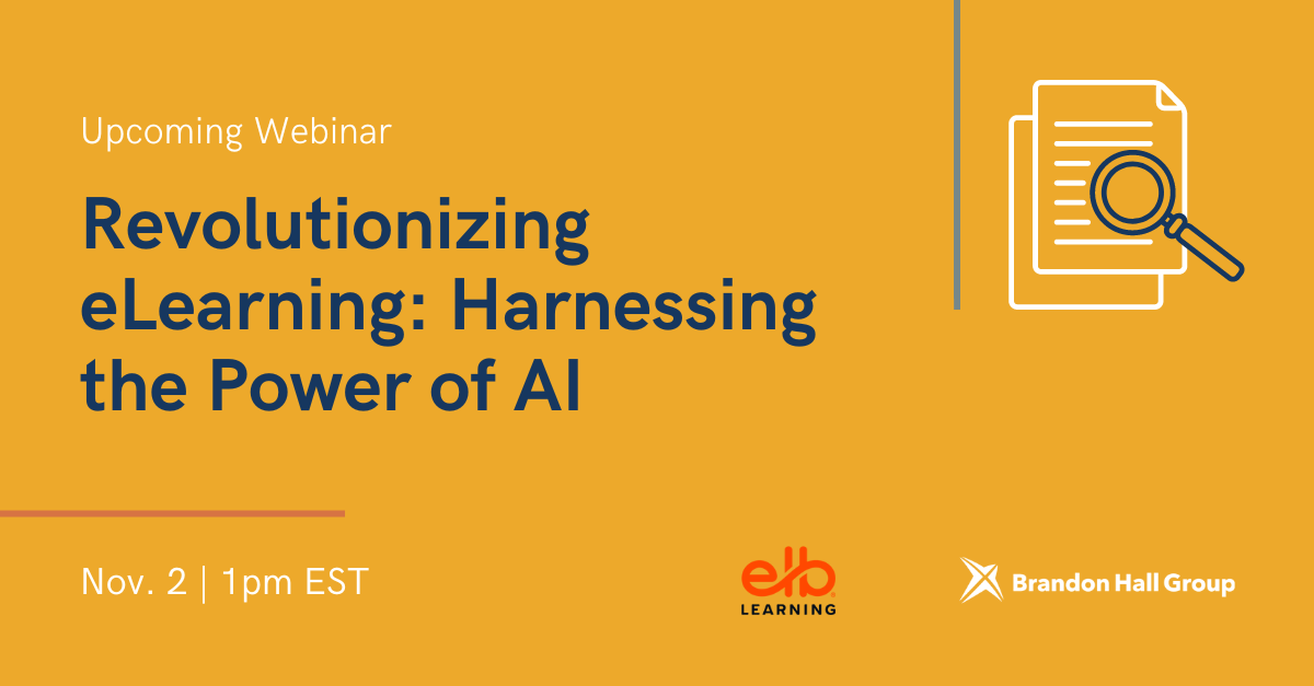 Revolutionizing ELearning Harnessing The Power Of AI BrandonHallGroup